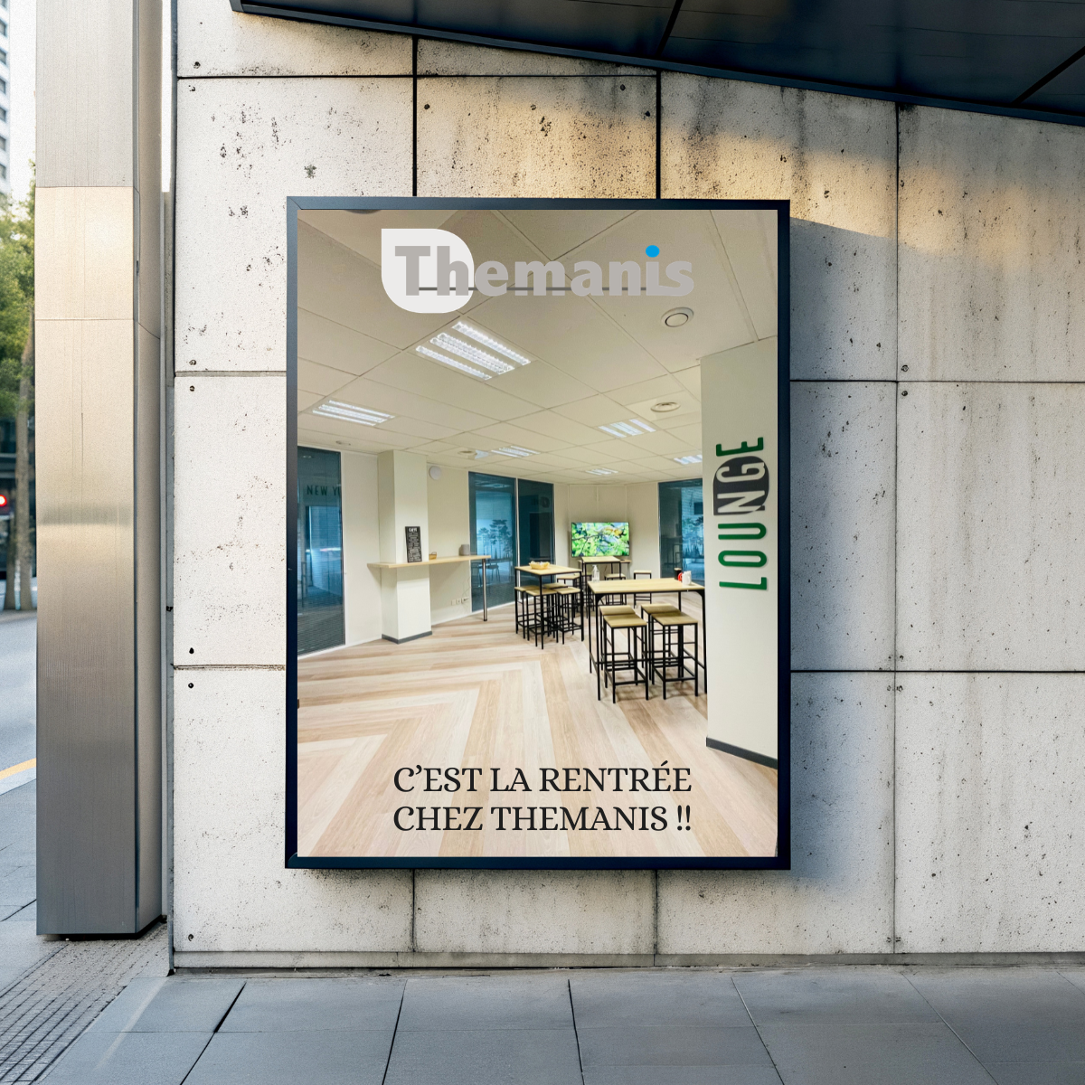 Locaux Themanis, organisme de formations informatiques à Toulouse - espace lounge de rentrée 2026